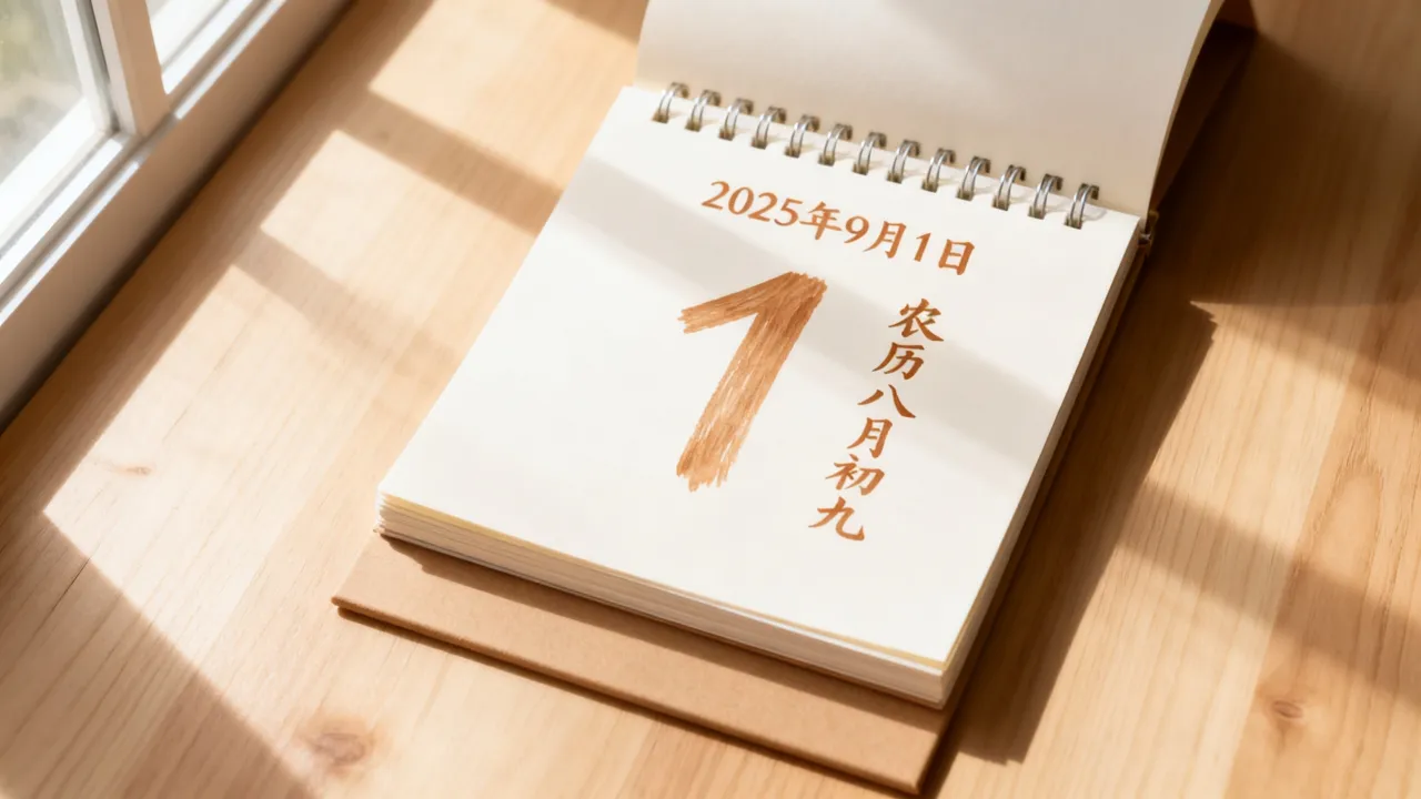 阳历9月1日阴历多少,2025年农历八月几号? 阳历9月1日阴历多少,2025年农历八月几号?