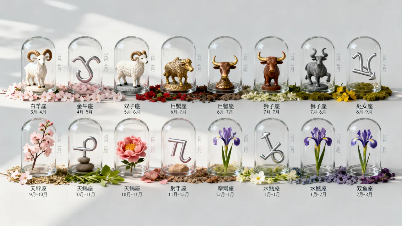 十二星座名字有哪些,十二星座按月份怎么排序? 十二星座名字有哪些,十二星座按月份怎么排序?