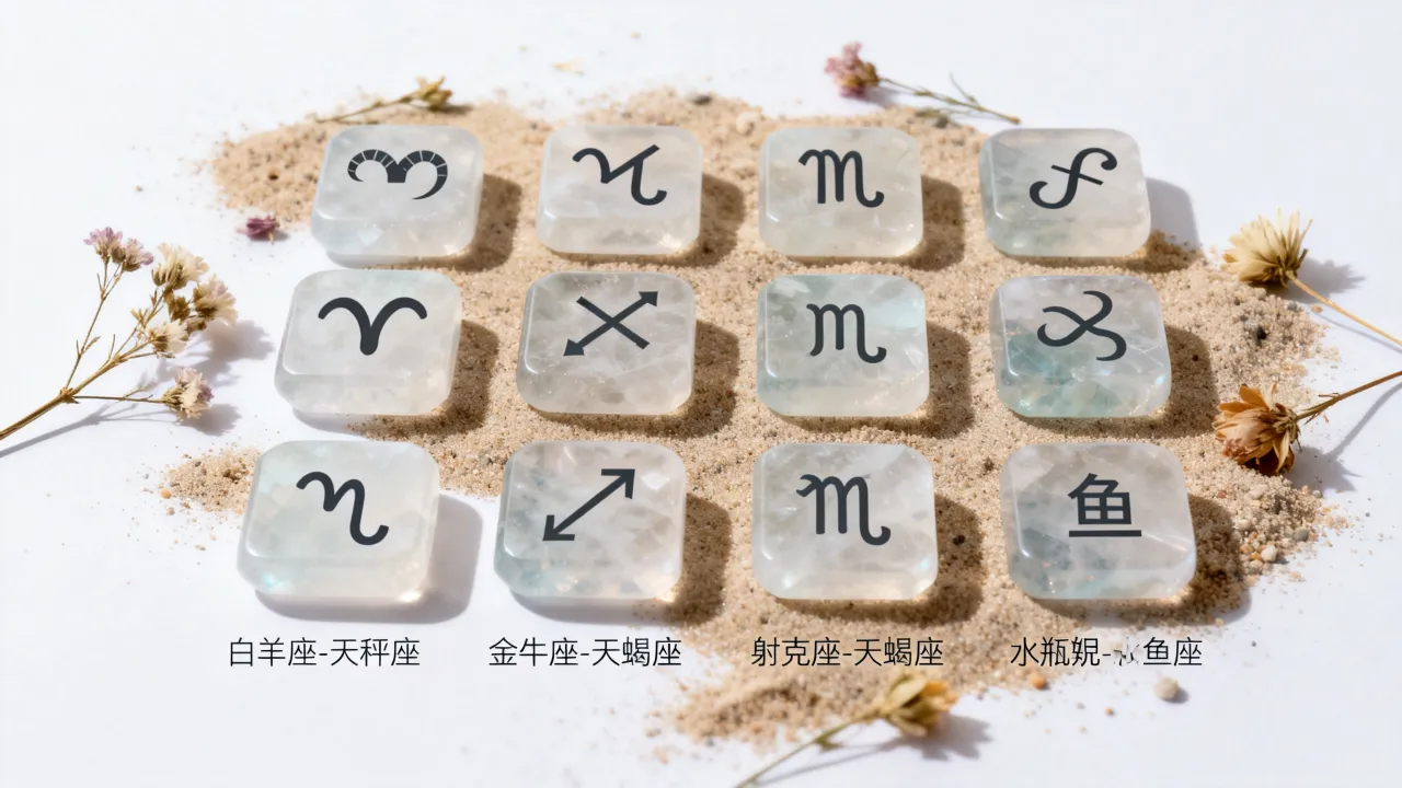 十二星座互相克如何化解?星座相克配对查询大全 十二星座互相克如何化解?星座相克配对查询大全