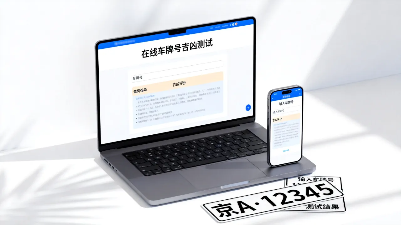免费车牌号吉凶测试怎么用，在线查询结果准不准？