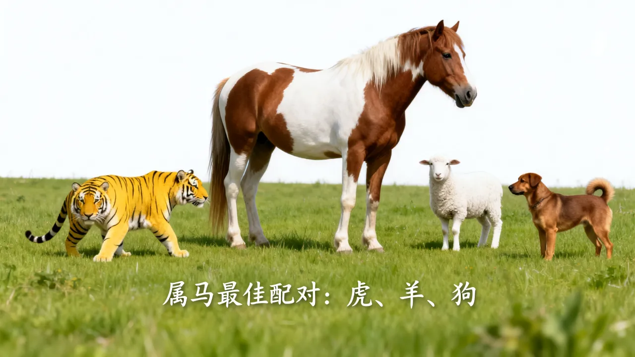 生肖马最佳配对是什么?属马人生肖配对和谁最合适? 生肖马最佳配对是什么?属马人生肖配对和谁最合适?