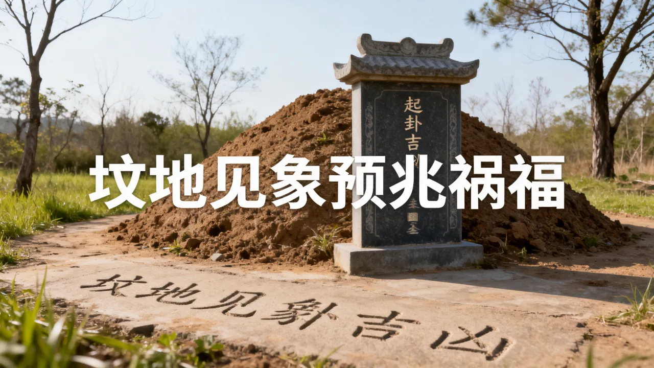看到坟墓怎么起卦吉凶？，坟地见象如何预兆祸福