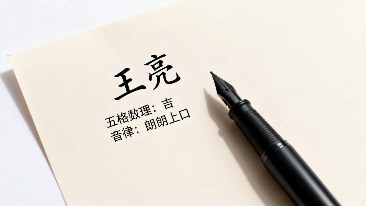 宝宝起名王亮怎么样，王亮姓名测试打分多少？