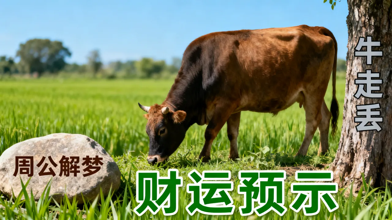 梦到牛走丢了有什么意思,周公解梦预示什么财运? 梦到牛走丢了有什么意思,周公解梦预示什么财运?