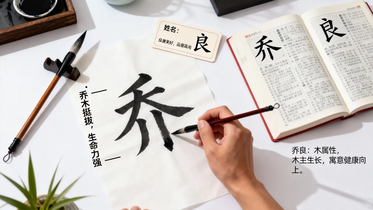 宝宝起名乔良什么意思，乔良名字的寓意和五行属性？