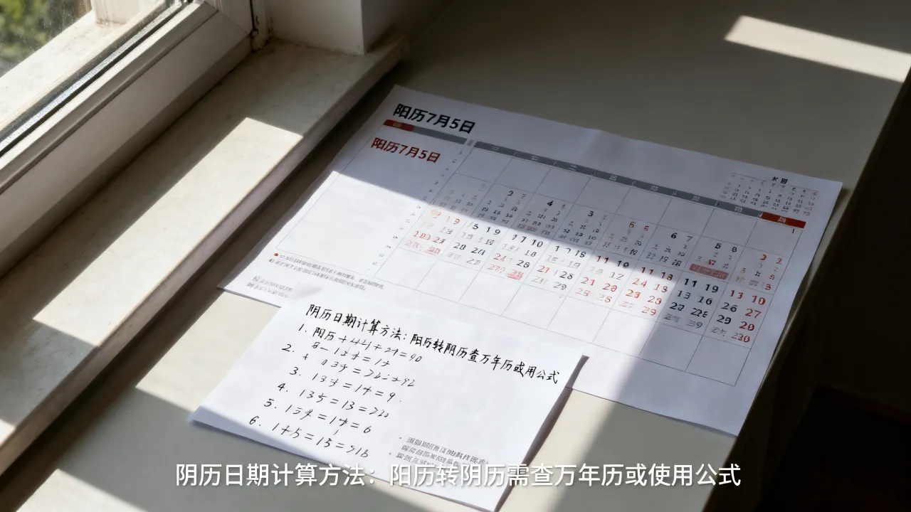 阳历7月5号是阴历多少,阴历日期怎么算 阳历7月5号是阴历多少,阴历日期怎么算