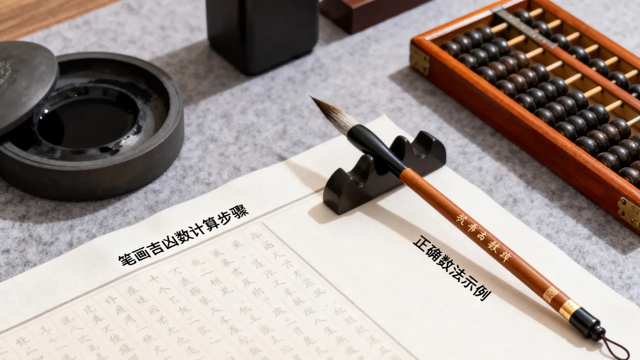 笔画吉凶数怎么数的，笔画吉凶数怎么算才正确