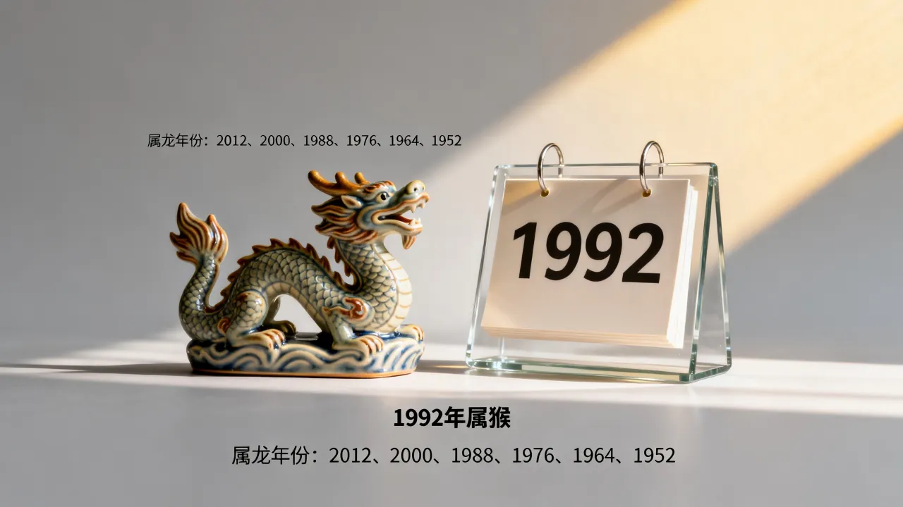 属龙是哪一年，92年的属什么生肖，生肖年份对照表