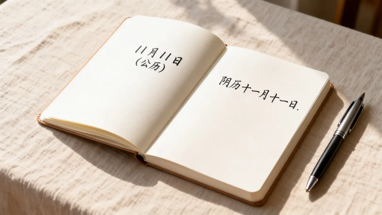 11月11日阴历是几月几号，阴历十一月十一日对应公历哪天？