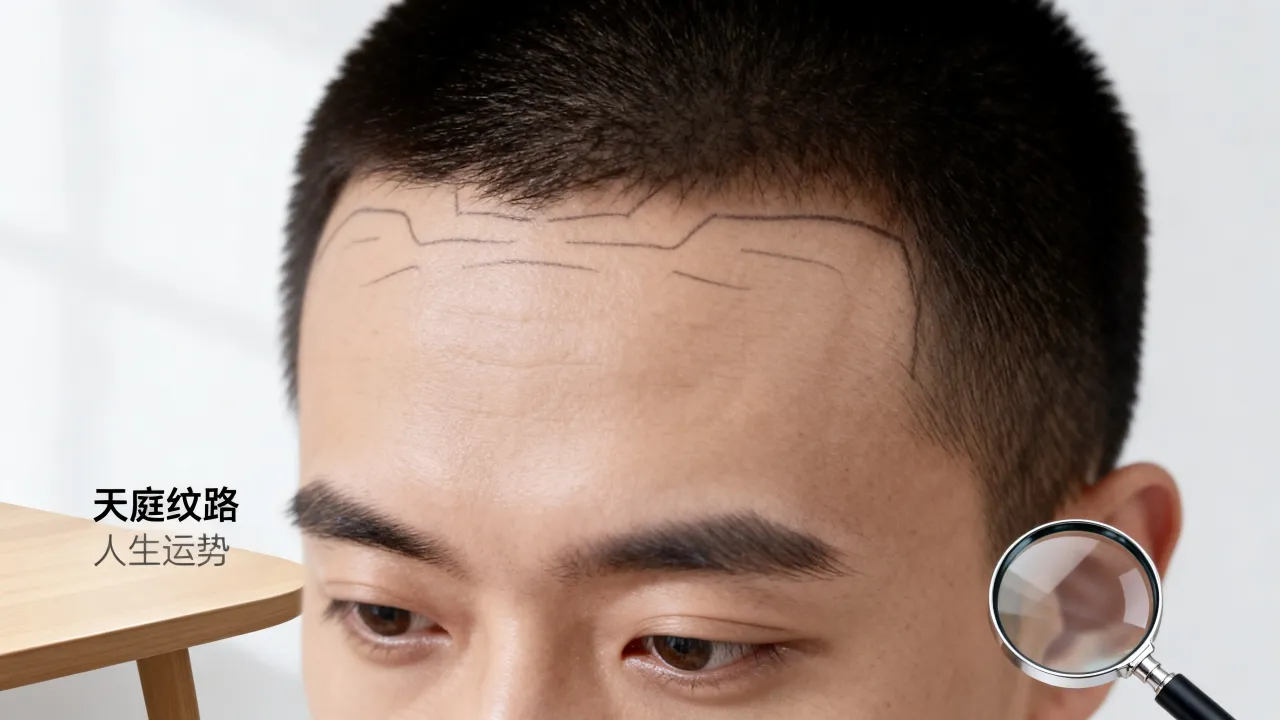 天庭纹图真的能决定命运吗,天庭纹路与人生运势有何关联 天庭纹图真的能决定命运吗,天庭纹路与人生运势有何关联