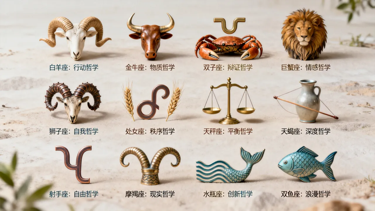 十二星座哲学是什么,十二星座哲学深度解析 十二星座哲学是什么,十二星座哲学深度解析