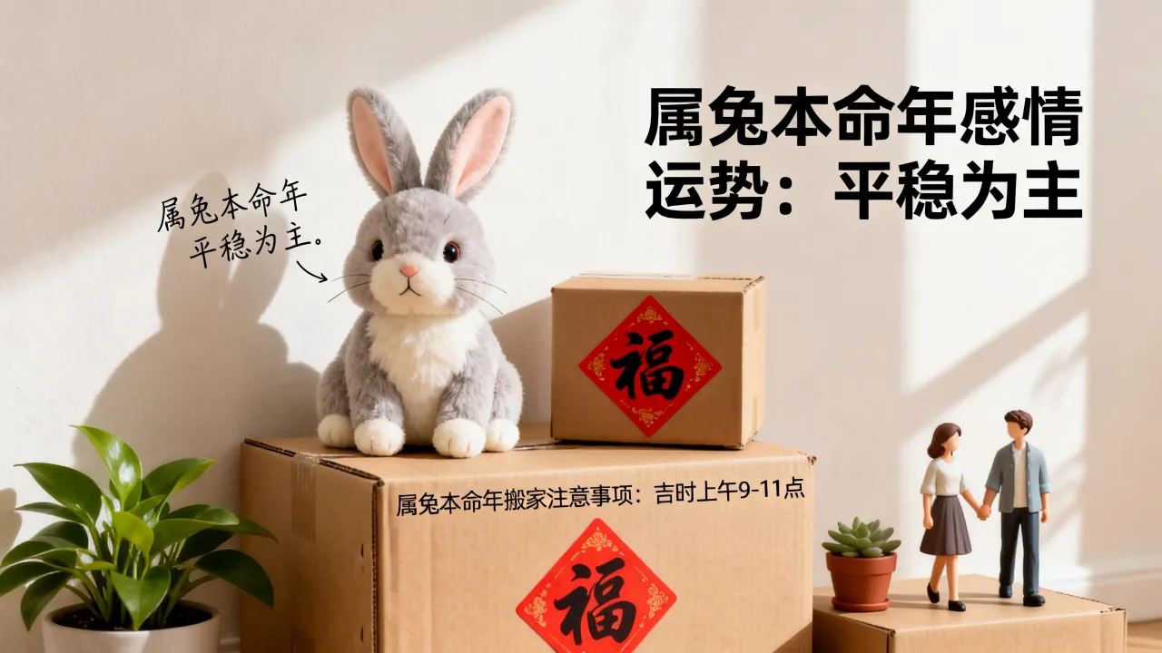 属兔本命年感情顺不顺利,属兔的本命年搬家入新房可以吗 属兔本命年感情顺不顺利,属兔的本命年搬家入新房可以吗
