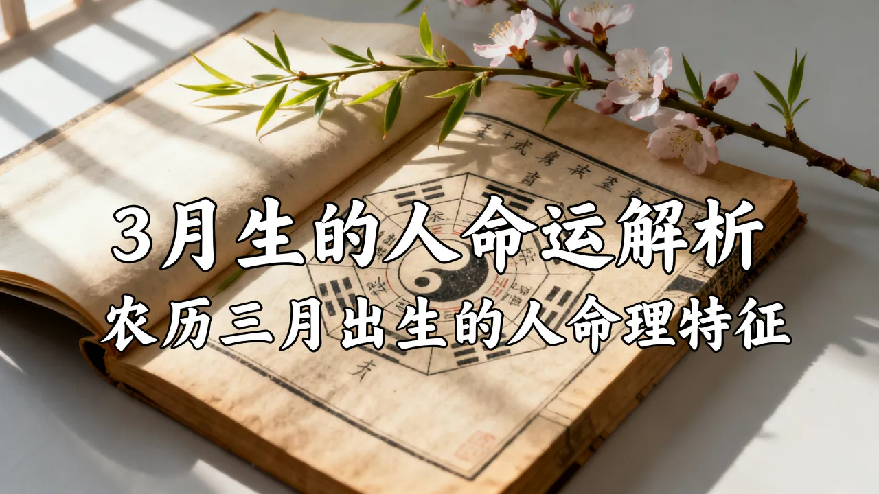 3月生的人命运怎么样？农历三月出生的人是什么命？