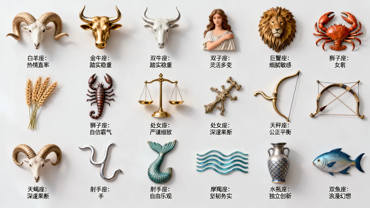 十二星座的各性是什么？星座性格分析准不准，长尾疑问词