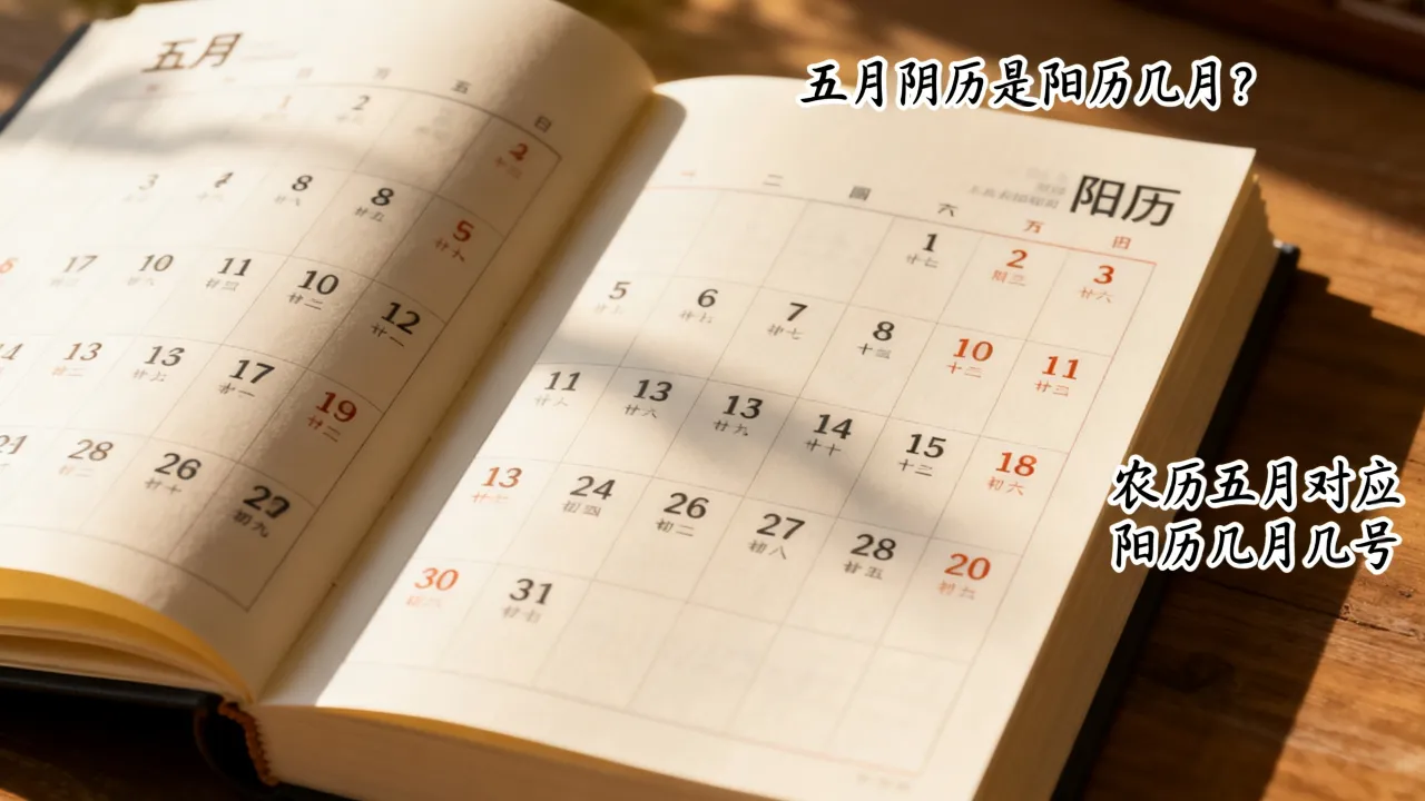 五月阴历是阳历几月?农历五月对应阳历几月几号 五月阴历是阳历几月?农历五月对应阳历几月几号