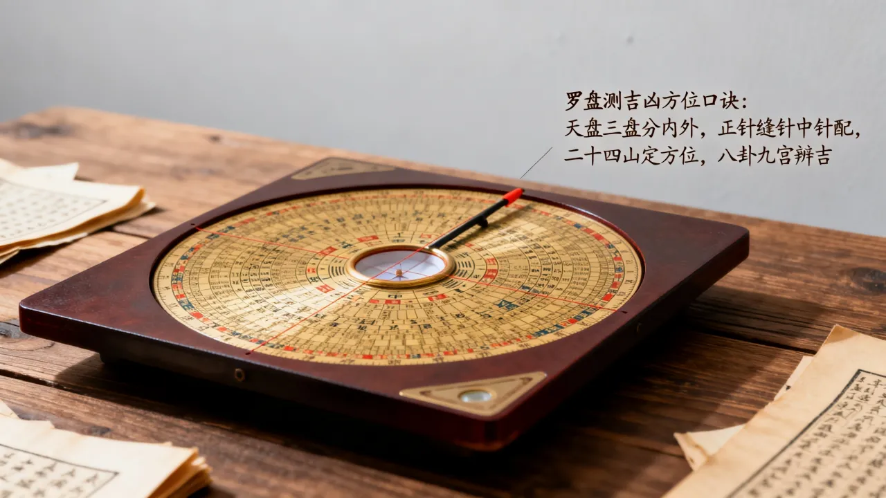 怎么用罗盘看吉凶方向,罗盘测吉凶方位口诀是什么 怎么用罗盘看吉凶方向,罗盘测吉凶方位口诀是什么