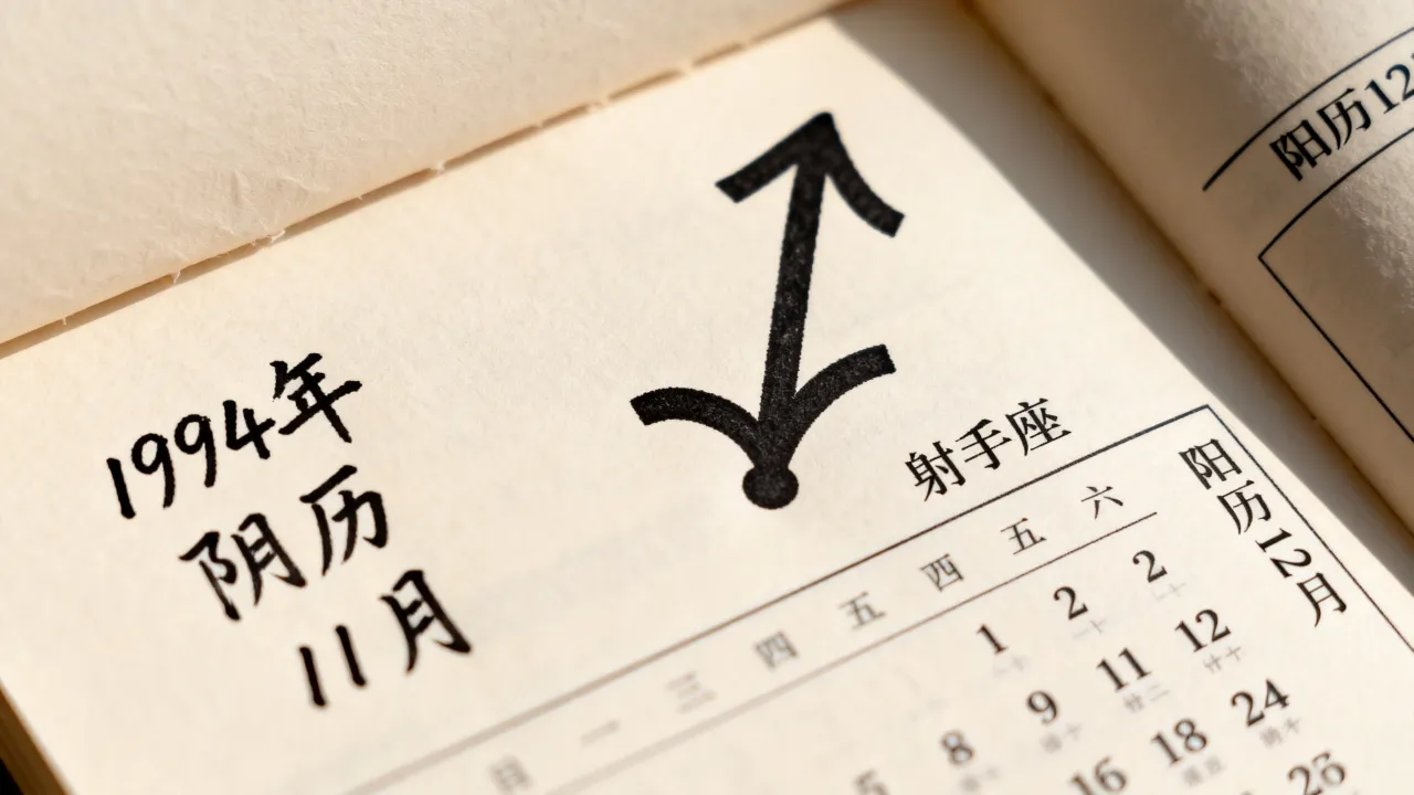 1994年阴历11月是什么星座,对应阳历几月几日? 1994年阴历11月是什么星座,对应阳历几月几日?
