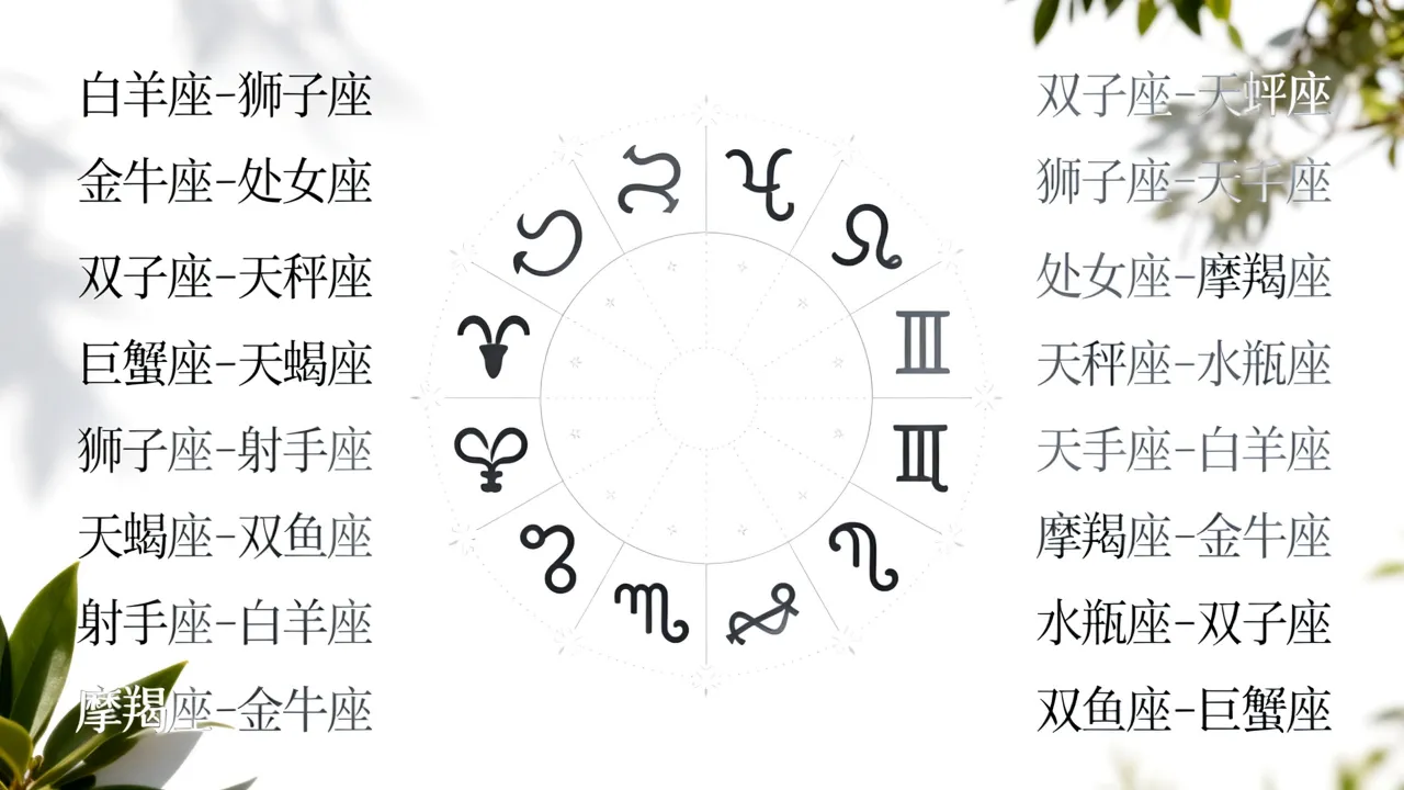 十二星座最配对的星座是哪几对,星座最佳配对表 十二星座最配对的星座是哪几对,星座最佳配对表