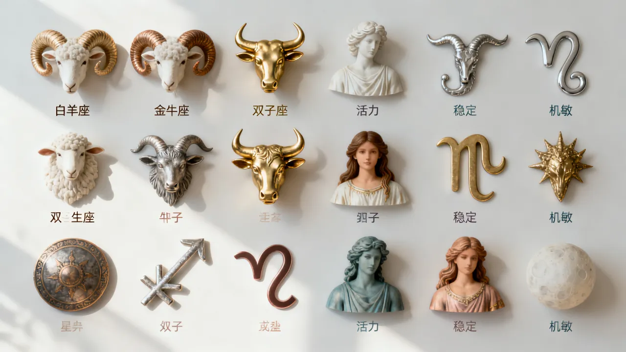 十二星座大全有哪些？星座查询大全，星座运势详解
