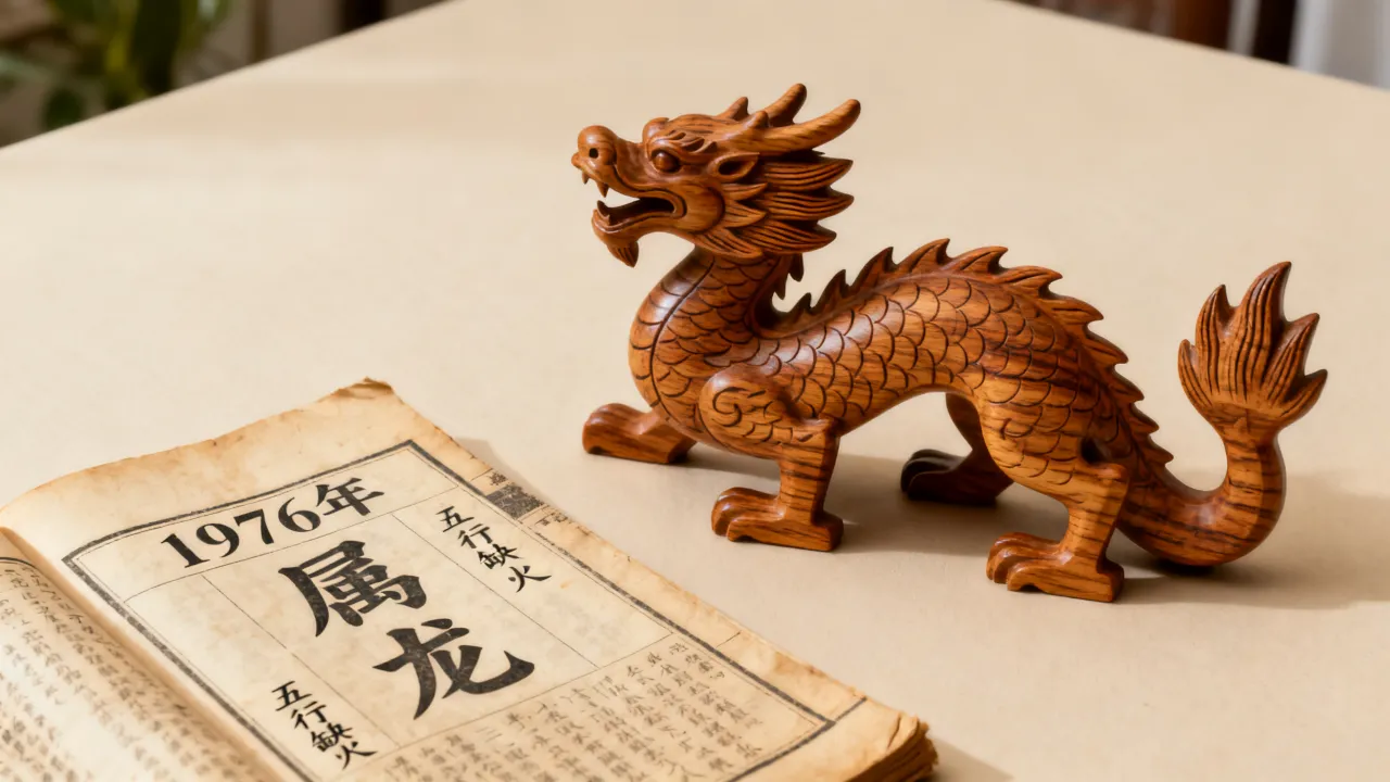 1976是阴历什么年，属龙人是什么命及五行缺什么