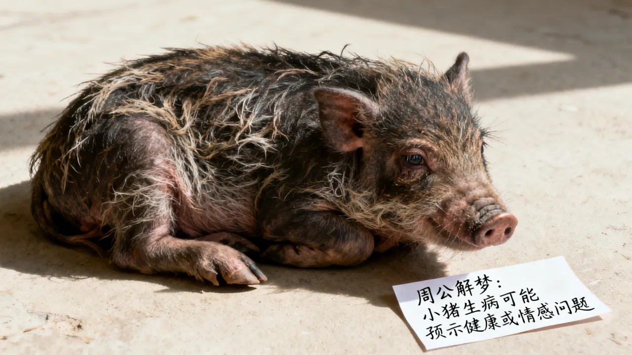 梦到了小猪生病啥意思,周公解梦梦见小猪生病是什么征兆? 梦到了小猪生病啥意思,周公解梦梦见小猪生病是什么征兆?