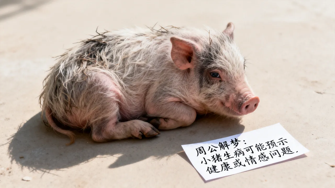梦到了小猪生病啥意思,周公解梦梦见小猪生病是什么征兆? 梦到了小猪生病啥意思,周公解梦梦见小猪生病是什么征兆?