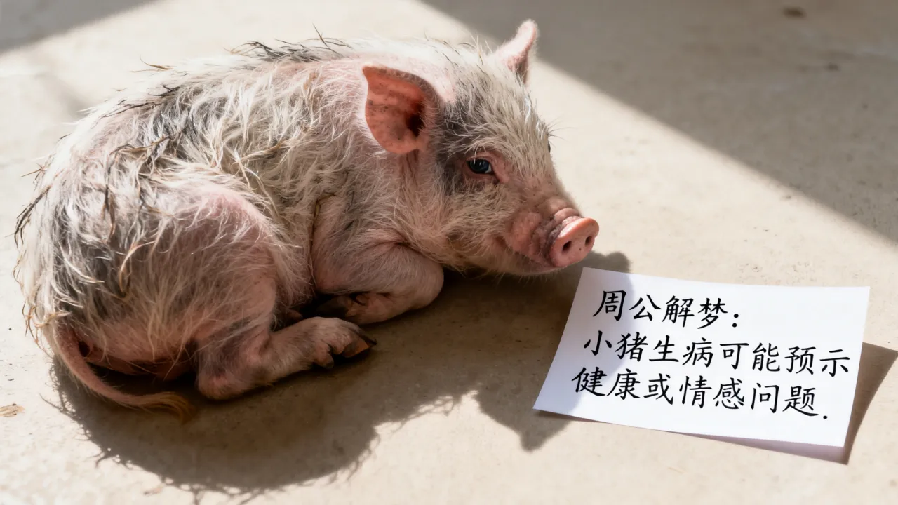梦到了小猪生病啥意思,周公解梦梦见小猪生病是什么征兆? 梦到了小猪生病啥意思,周公解梦梦见小猪生病是什么征兆?