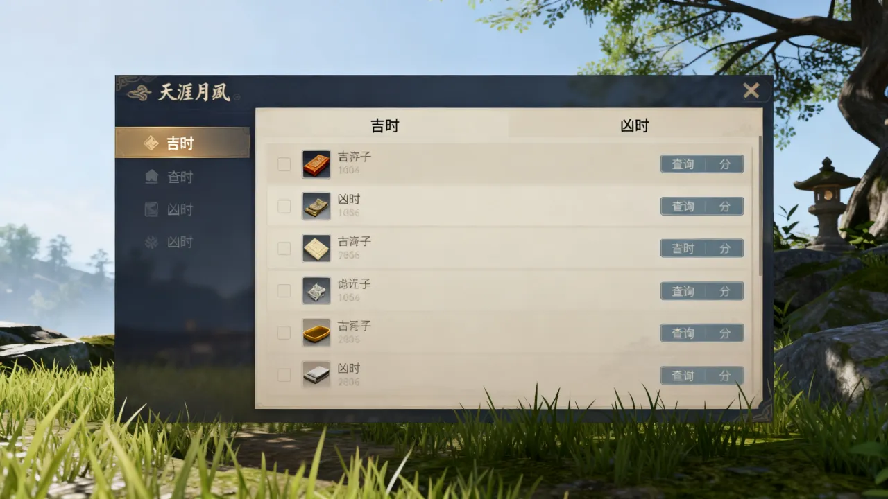 天刀时辰怎么看吉凶,天涯明月刀游戏内时辰吉凶查询攻略 天刀时辰怎么看吉凶,天涯明月刀游戏内时辰吉凶查询攻略