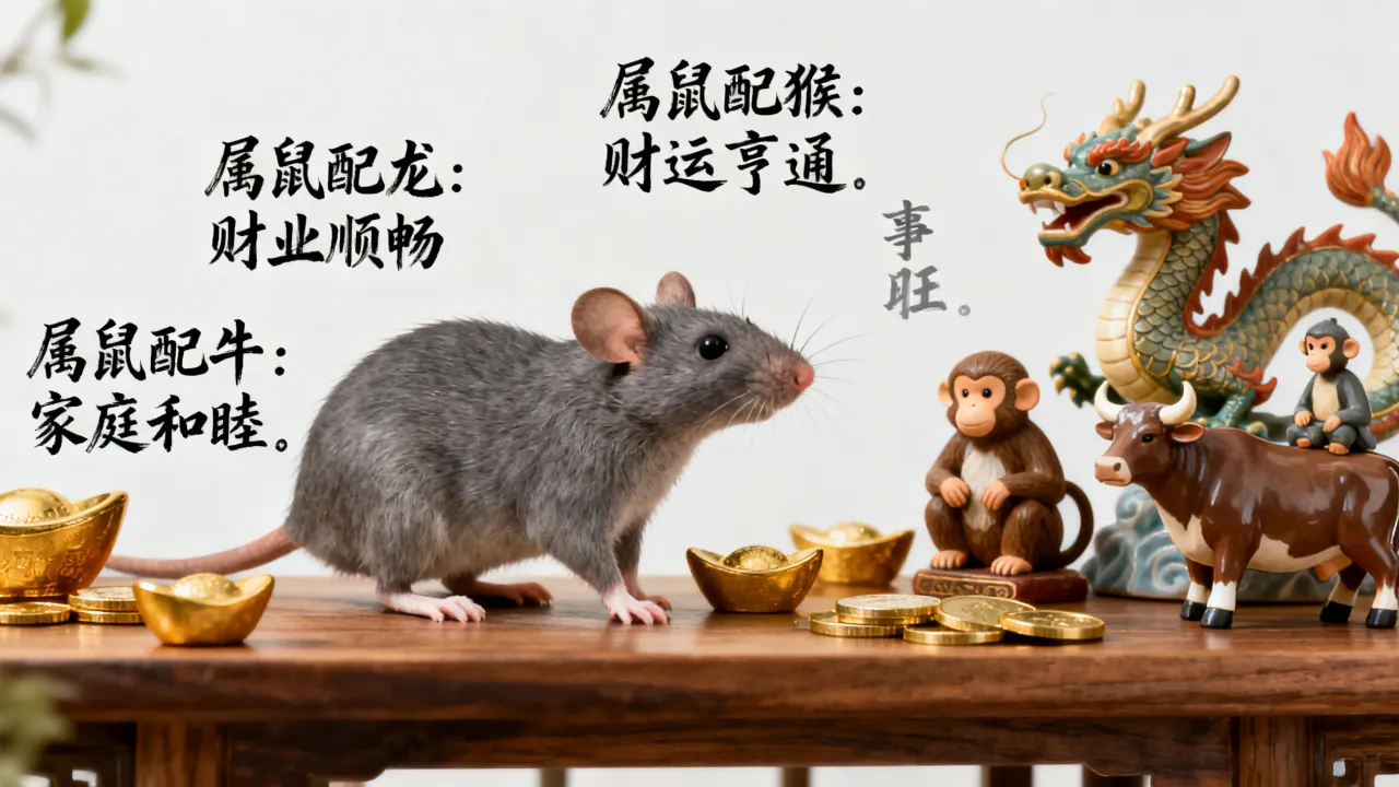 属鼠配什么生肖旺财,属鼠配什么属相最好? 属鼠配什么生肖旺财,属鼠配什么属相最好?