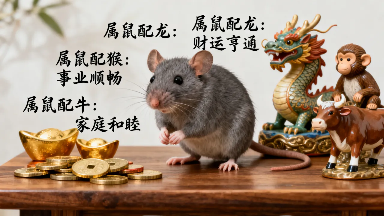 属鼠配什么生肖旺财,属鼠配什么属相最好? 属鼠配什么生肖旺财,属鼠配什么属相最好?
