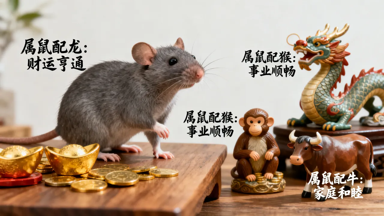 属鼠配什么生肖旺财,属鼠配什么属相最好? 属鼠配什么生肖旺财,属鼠配什么属相最好?