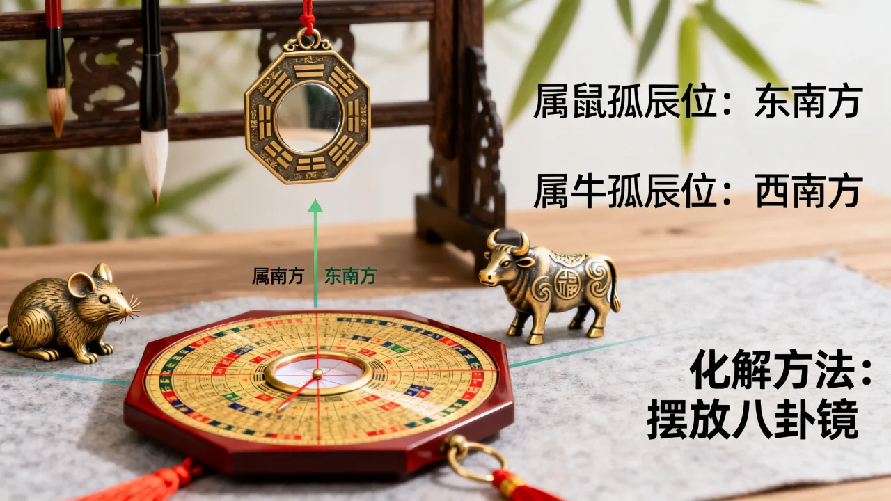 属鼠的孤辰位在什么方位,属牛的孤辰位怎么化解? 属鼠的孤辰位在什么方位,属牛的孤辰位怎么化解?