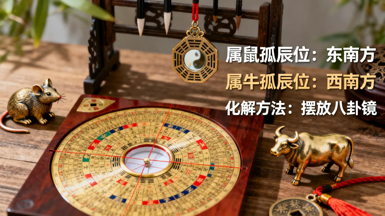 属鼠的孤辰位在什么方位,属牛的孤辰位怎么化解? 属鼠的孤辰位在什么方位,属牛的孤辰位怎么化解?