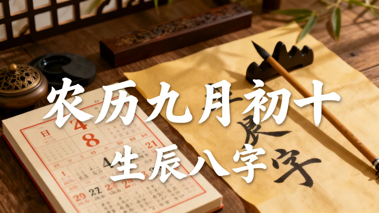 农历九月初十出生的人命运怎样，生辰八字看一生命运？