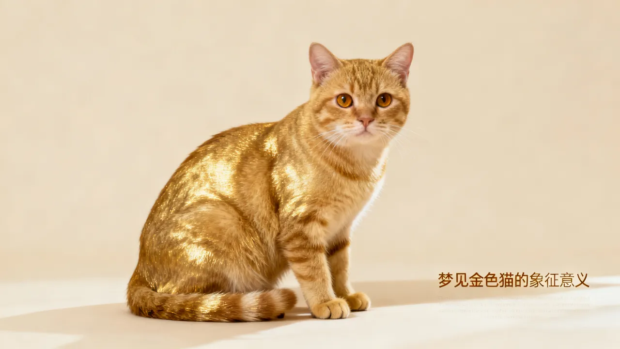 梦见金色猫怎么样，梦见金色猫预示着什么意思