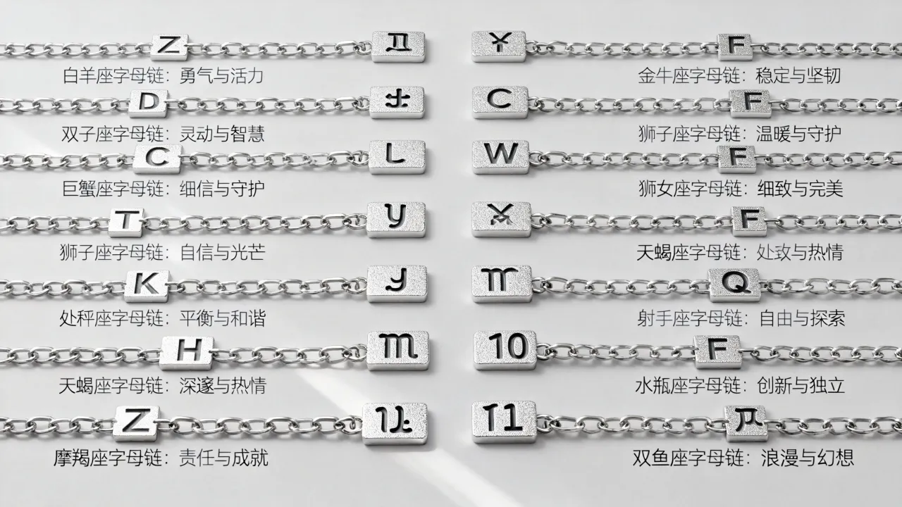 十二星座字母链是什么？，十二星座字母链有什么寓意？