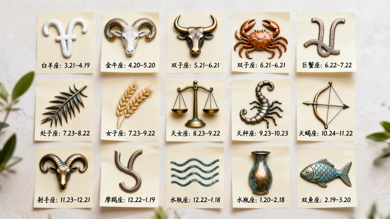十二星座的准确日期怎么查询?十二星座日期查询 十二星座的准确日期怎么查询?十二星座日期查询