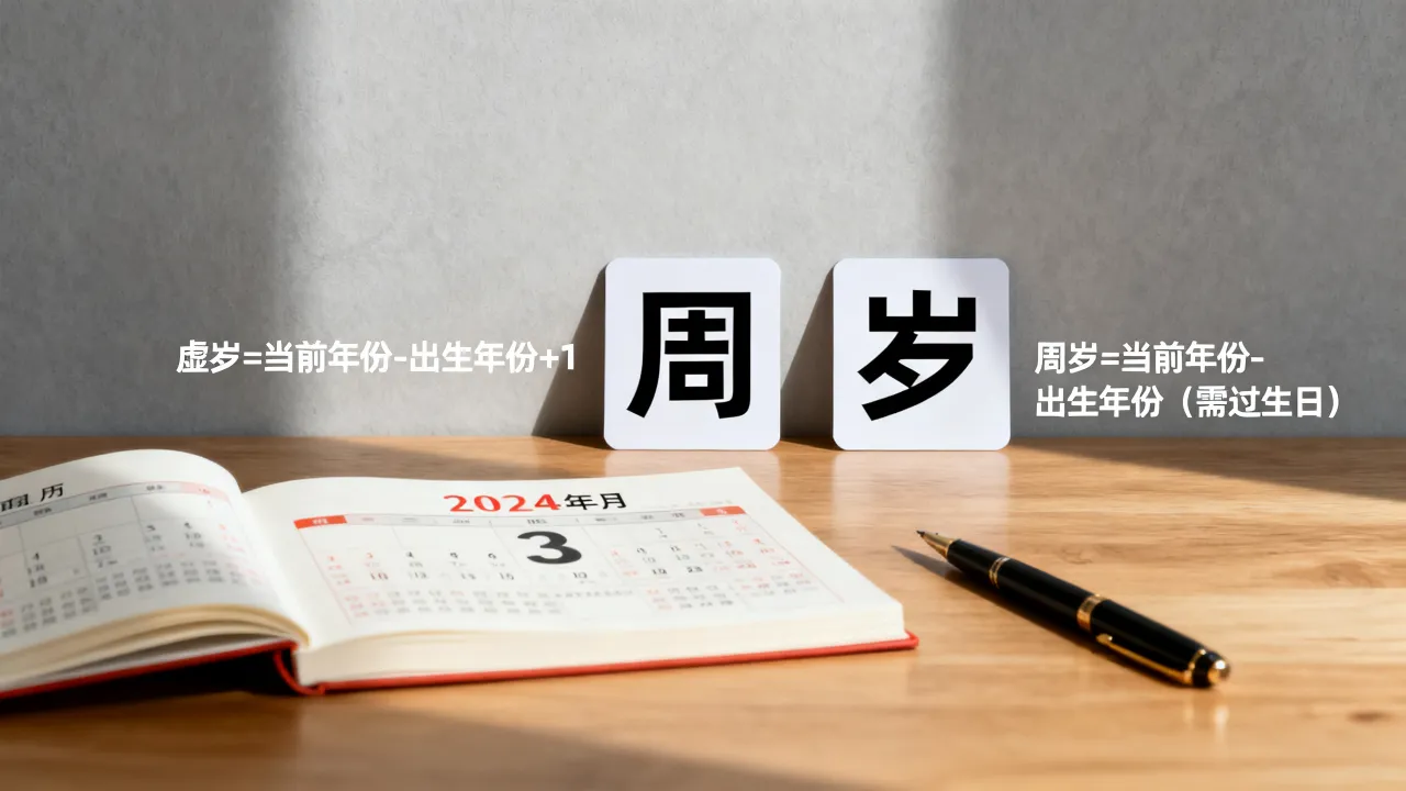 阴历岁数到底怎么算?虚岁和周岁有啥区别? 阴历岁数到底怎么算?虚岁和周岁有啥区别?