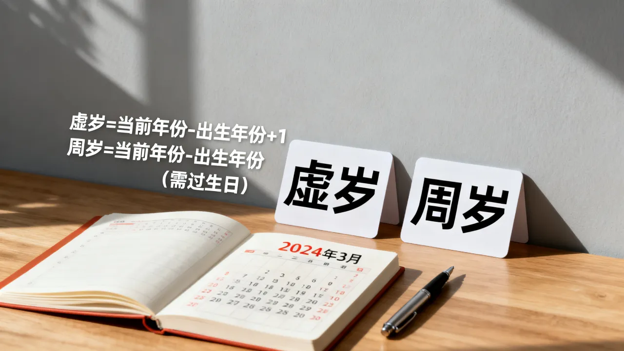 阴历岁数到底怎么算?虚岁和周岁有啥区别? 阴历岁数到底怎么算?虚岁和周岁有啥区别?
