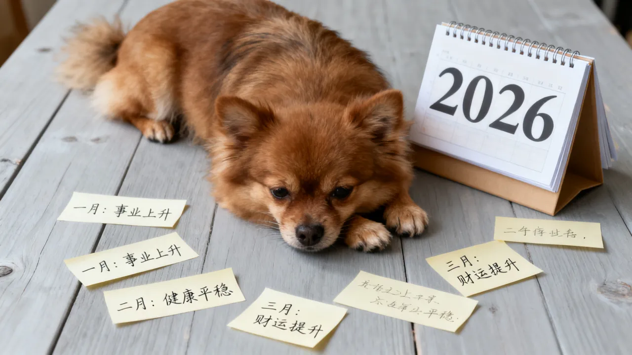 94年属狗人2026年全年运势如何？2026属狗人每月运势详解大全