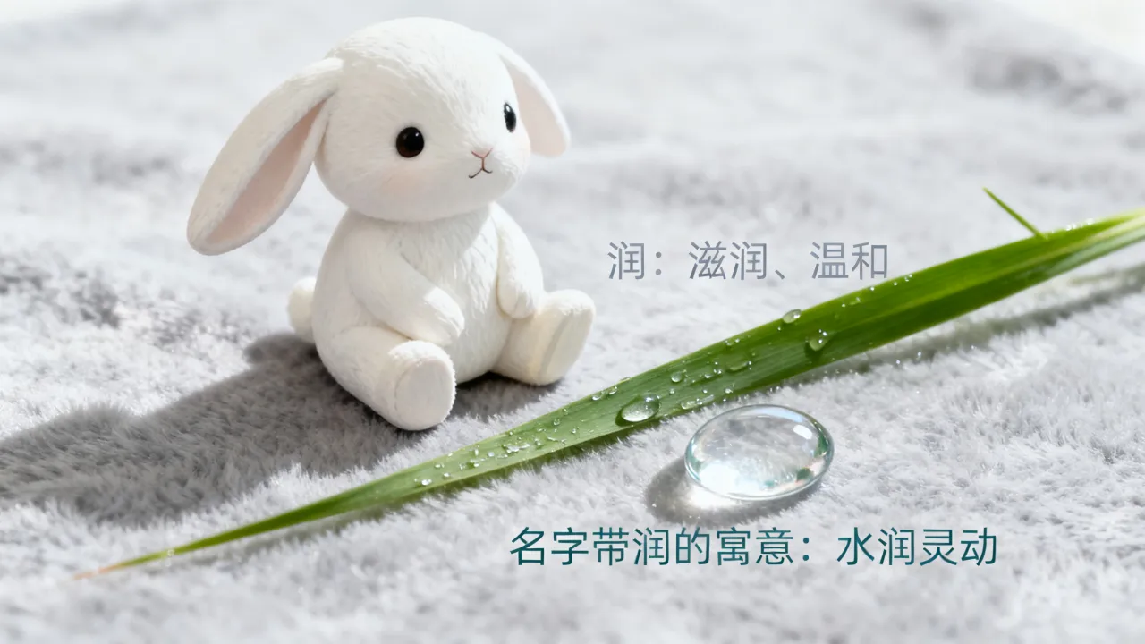 兔宝宝起名润什么意思?名字带润的寓意好吗 兔宝宝起名润什么意思?名字带润的寓意好吗