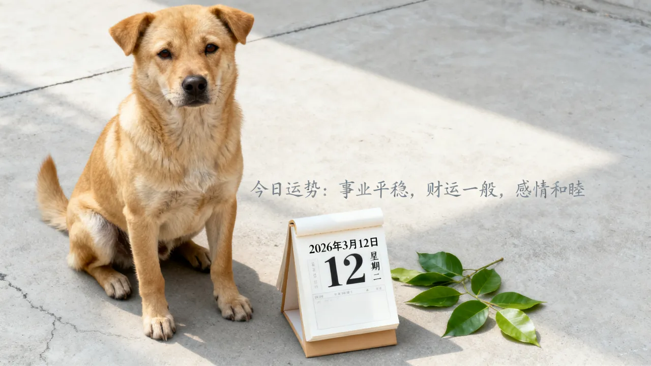 2026年属狗每天运势如何?今日属狗人运势查询 2026年属狗每天运势如何?今日属狗人运势查询