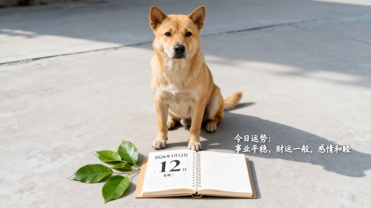 2026年属狗每天运势如何?今日属狗人运势查询 2026年属狗每天运势如何?今日属狗人运势查询