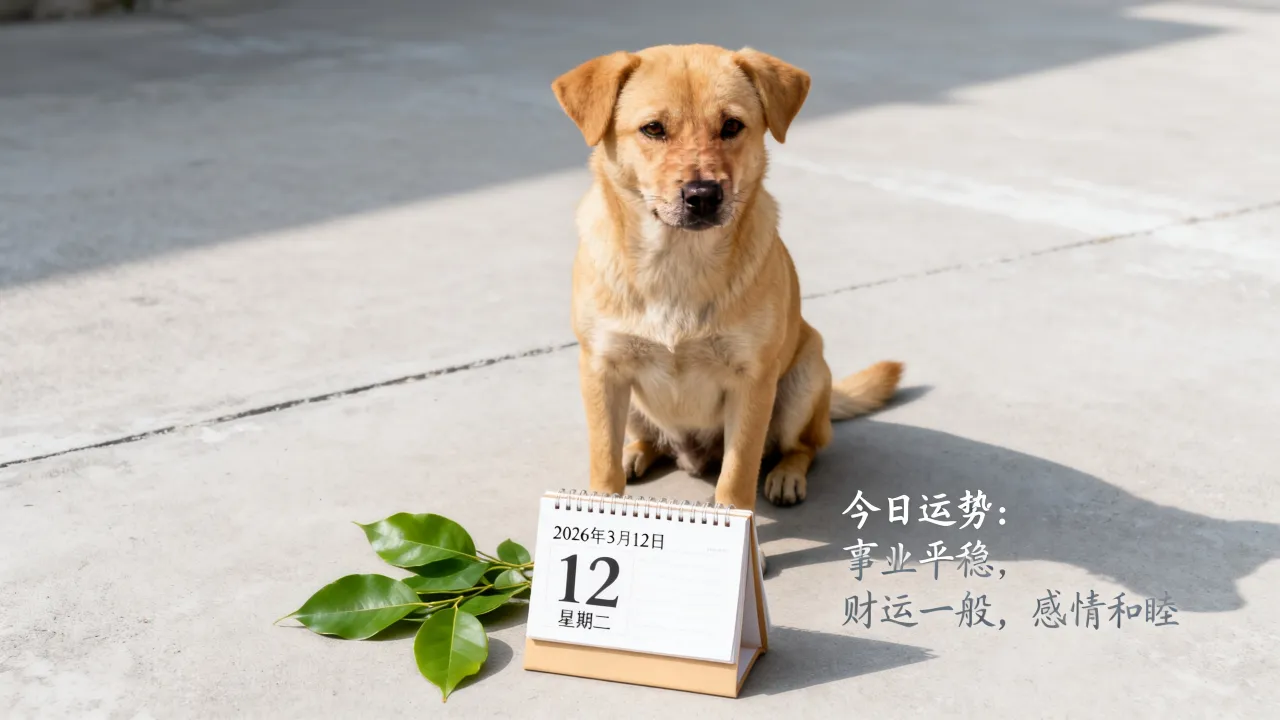 2026年属狗每天运势如何?今日属狗人运势查询 2026年属狗每天运势如何?今日属狗人运势查询