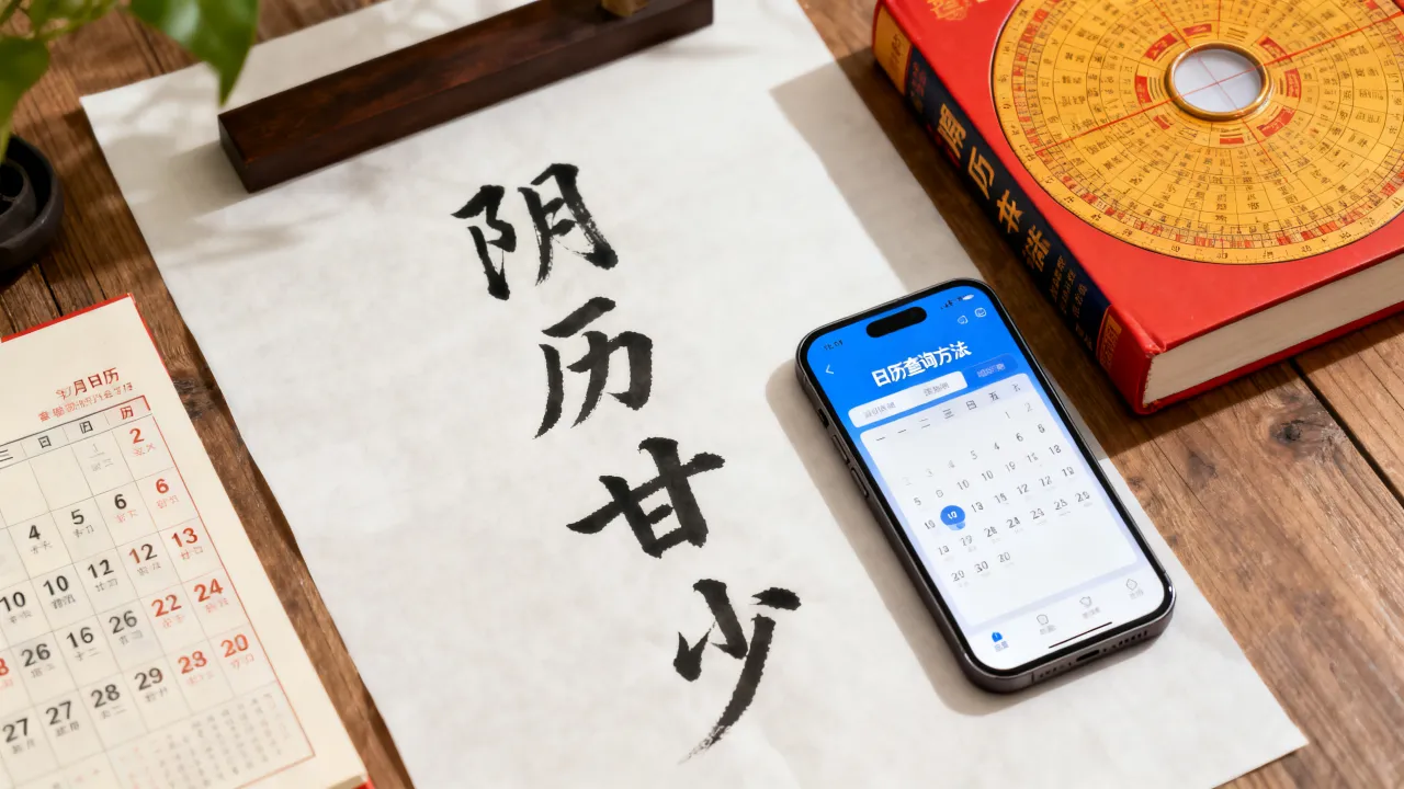 日历阴历甘少是什么？日历阴历甘少怎么查
