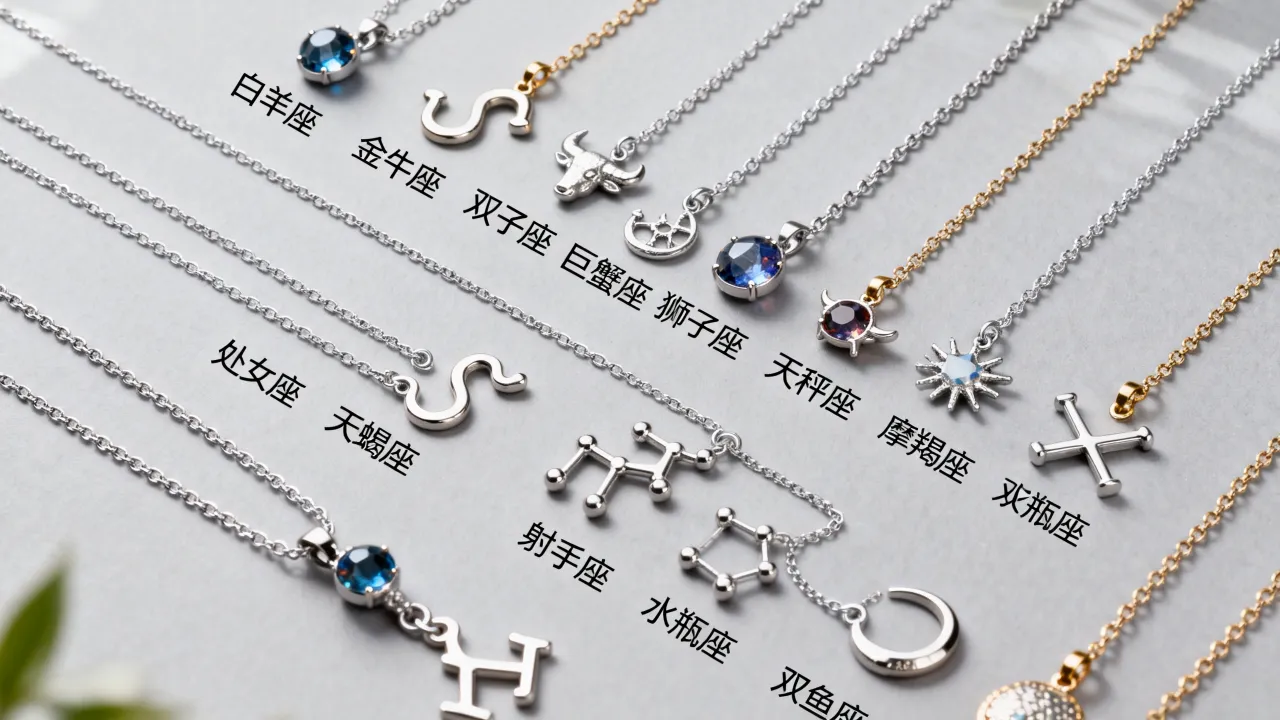 十二星座颈链怎么选？最适合你的星座幸运项链是哪款？