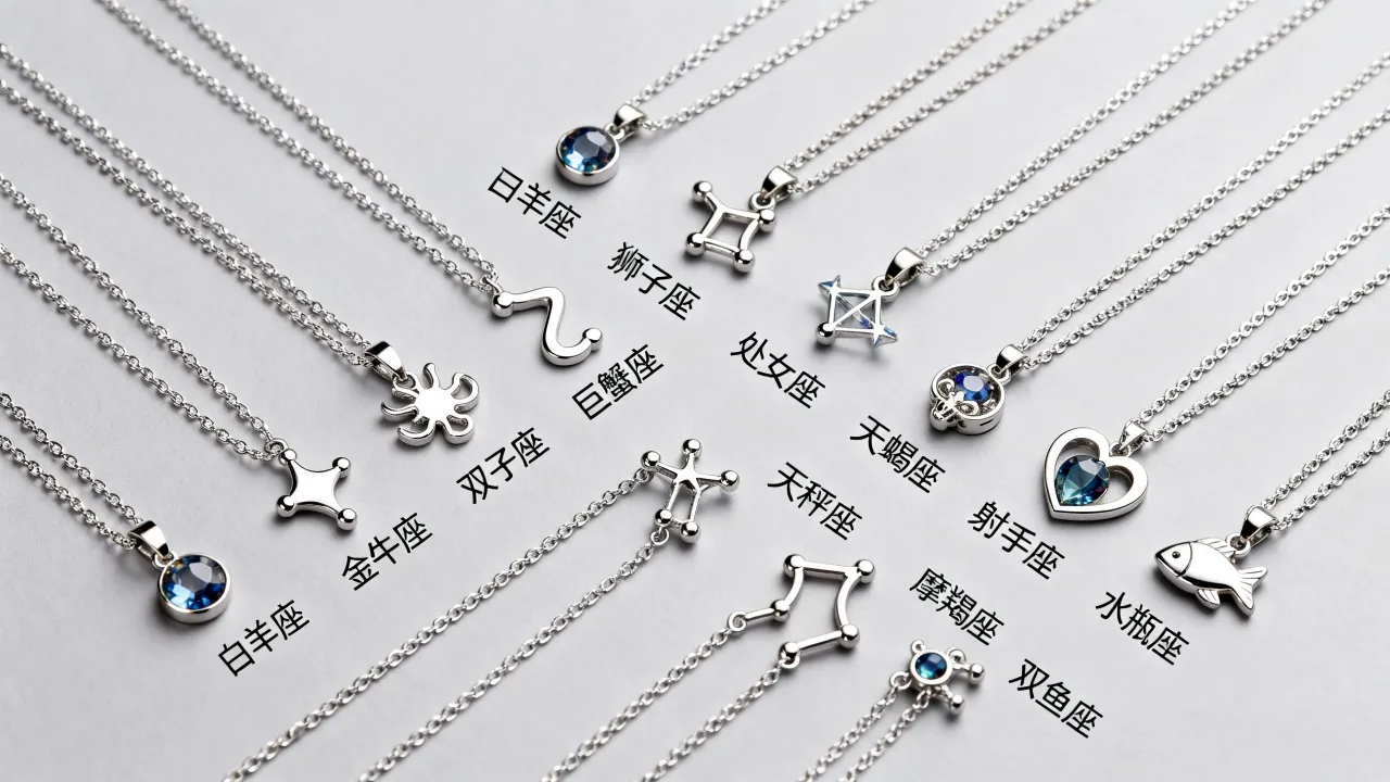 十二星座颈链怎么选？最适合你的星座幸运项链是哪款？