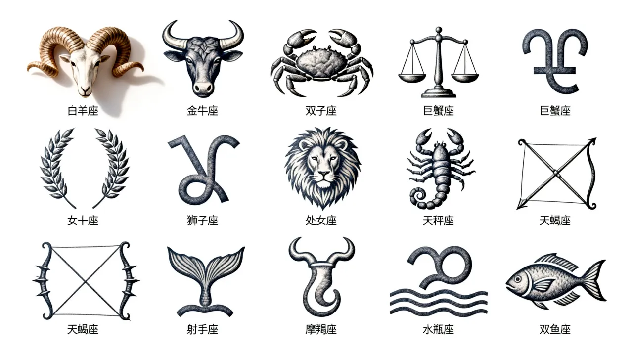 十二星座刺青怎么选?,十二星座刺青图案大全 十二星座刺青怎么选?,十二星座刺青图案大全