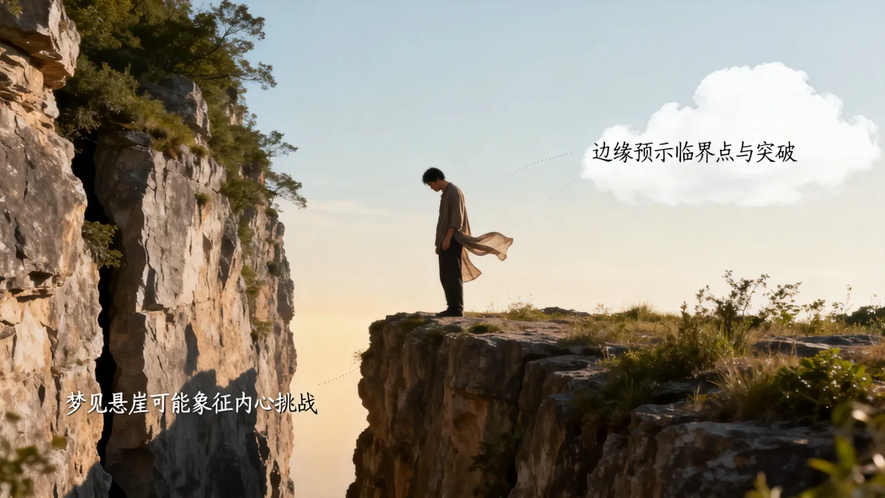 梦见自己在悬崖上意味什么，梦见悬崖边预示什么征兆