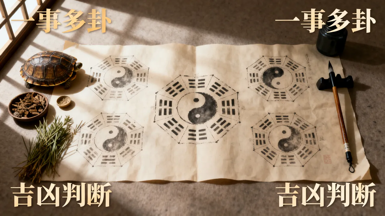 一事多卦怎么算吉凶?一事多卦吉凶图怎么看 一事多卦怎么算吉凶?一事多卦吉凶图怎么看